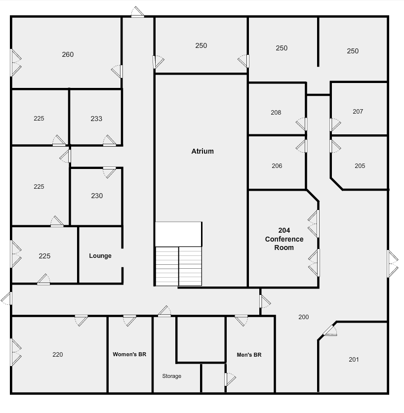 Second Floor layout